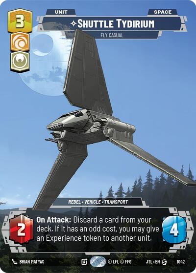 Shuttle Tydirium Fly Casual (Prestige) (Jump to Lightspeed) Near Mint