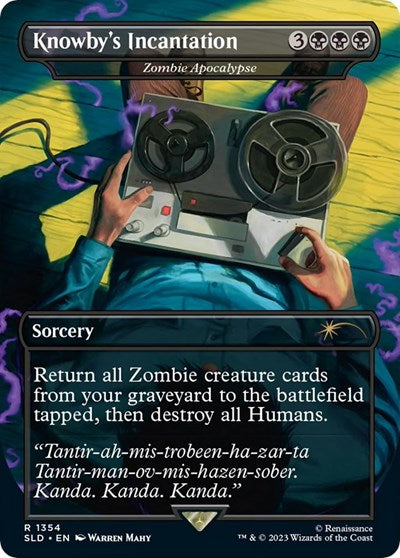 Knowby's Incantation - Zombie Apocalypse (Secret Lair) Near Mint Foil