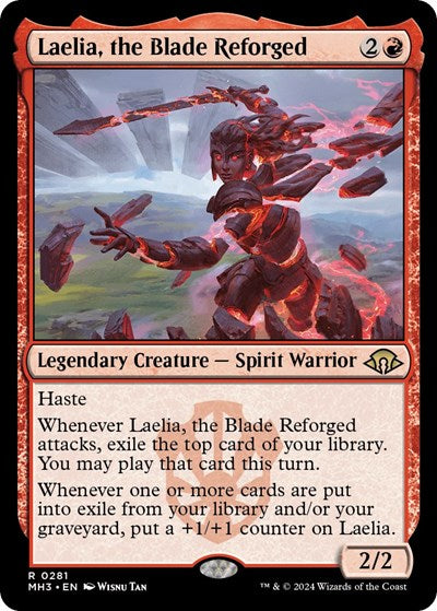 Laelia, the Blade Reforged (Modern Horizons 3) Light Play Foil