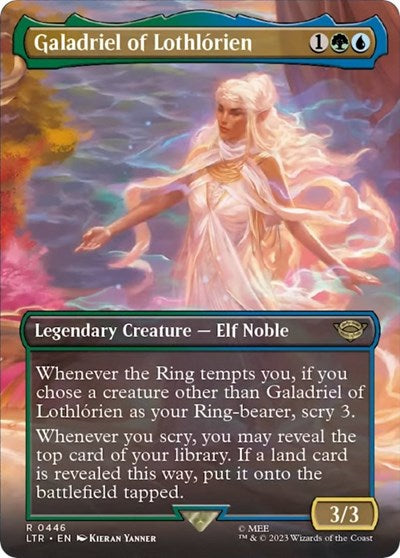 Galadriel of Lothlorien (Borderless) (Universes Beyond: The Lord of the Rings: Tales of Middle-earth) Near Mint