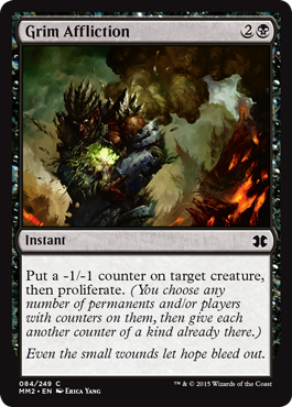 Grim Affliction (Modern Masters 2015) Medium Play