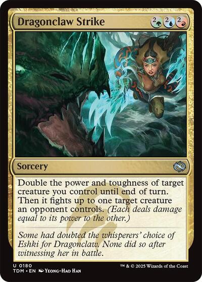 Dragonclaw Strike (Tarkir: Dragonstorm) Light Play