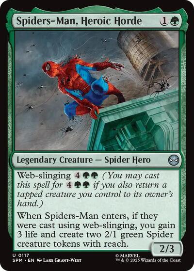 Spiders-Man, Heroic Horde (Marvel's Spider-Man) Near Mint Foil