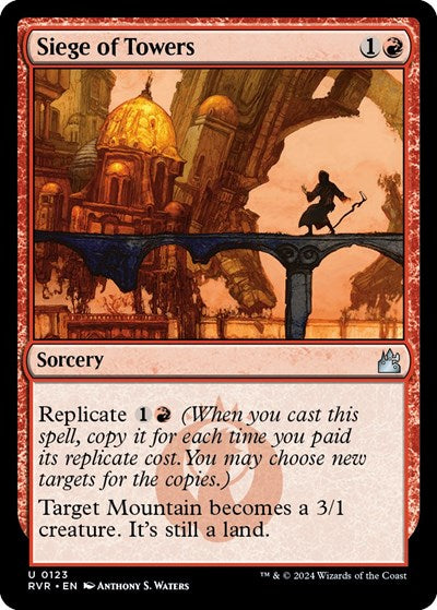 Siege of Towers (Ravnica Remastered) Light Play Foil