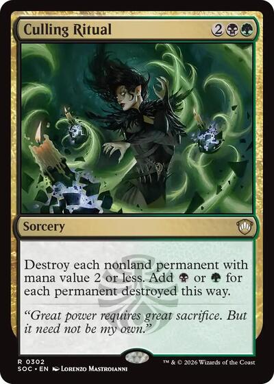 Culling Ritual (Commander: Secrets of Strixhaven) Near Mint