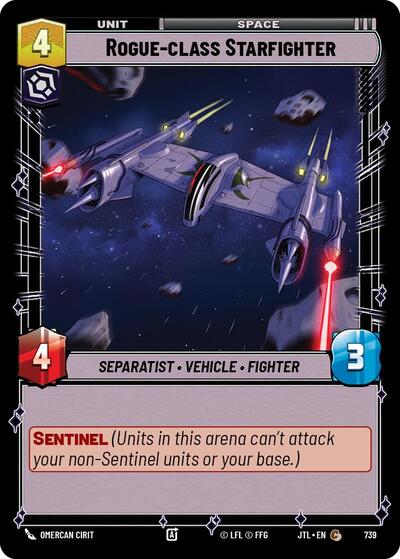 Rogue-class Starfighter (Foil) (Jump to Lightspeed) Near Mint Foil