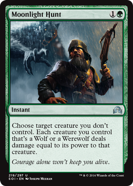 Moonlight Hunt (Shadows Over Innistrad) Medium Play Foil