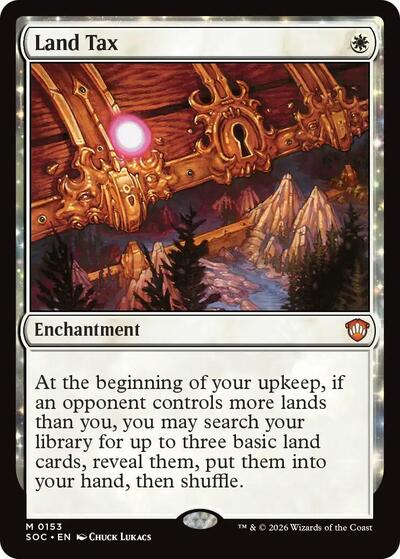 Land Tax (Commander: Secrets of Strixhaven) Near Mint