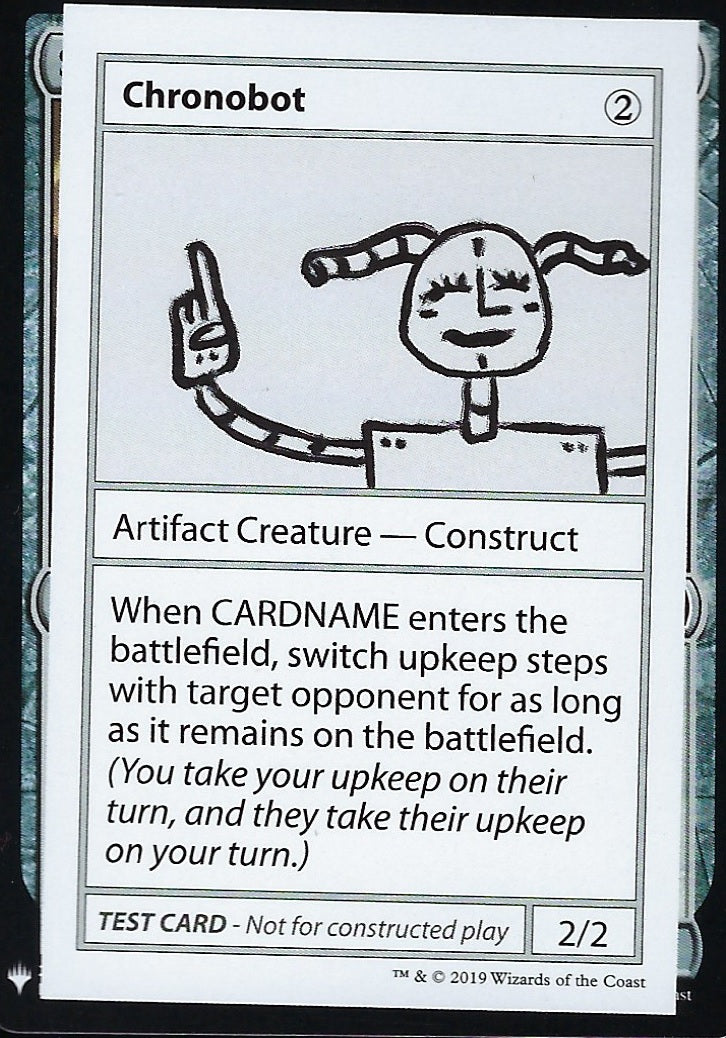 Chronobot (Mystery Booster Test Print) Near Mint