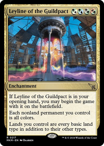 Leyline of the Guildpact (Murders at Karlov Manor) Medium Play Foil