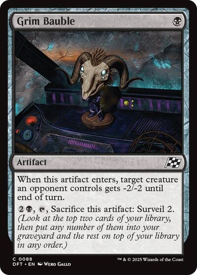 Grim Bauble (Aetherdrift) Light Play Foil