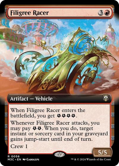 Filigree Racer (Extended Art) (Commander: Modern Horizons 3) Near Mint