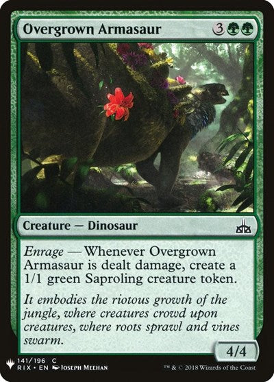Overgrown Armasaur (Mystery Booster) Near Mint