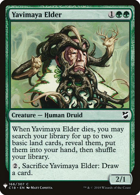Yavimaya Elder (Mystery Booster) Medium Play
