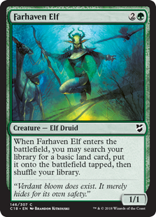 Farhaven Elf (Commander 2018) Medium Play