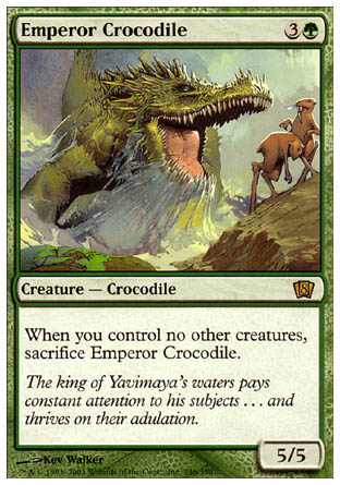 Emperor Crocodile (8th Edition) Medium Play Foil