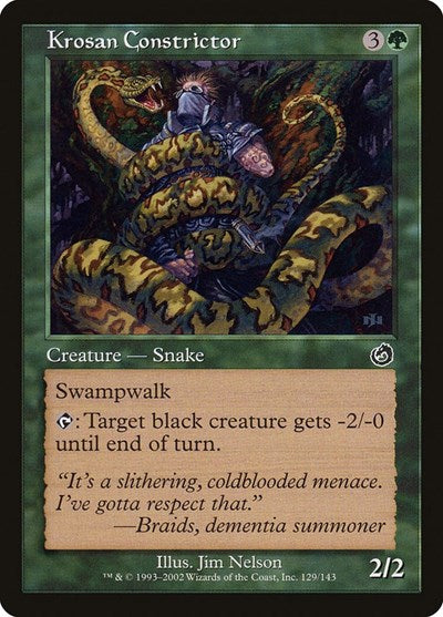 Krosan Constrictor (Torment) Light Play