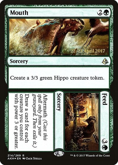 Mouth // Feed (Promos: Prerelease Cards) Light Play Foil