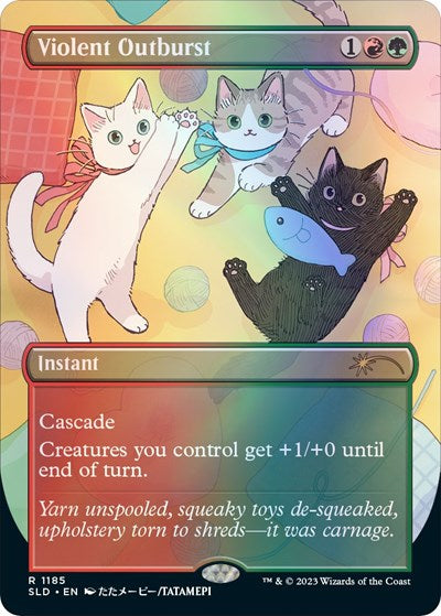Violent Outburst (Secret Lair) Damaged / Poor Foil
