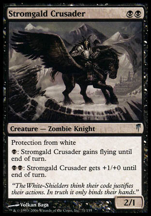 Stromgald Crusader (Coldsnap) Damaged / Poor