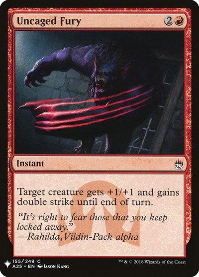 Uncaged Fury (Mystery Booster) Near Mint