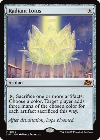 Radiant Lotus (Promo Pack: Aetherdrift) Light Play Foil