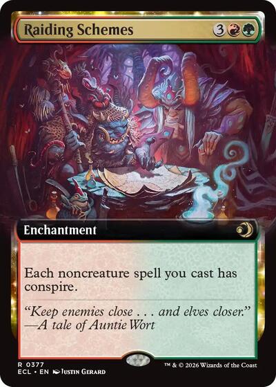 Raiding Schemes (Extended Art) (Lorwyn Eclipsed) Light Play