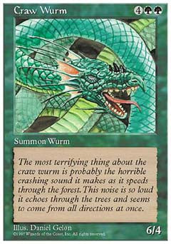 Craw Wurm (5th Edition) Light Play