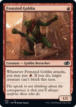 Frenzied Goblin (Jumpstart 2022) Medium Play