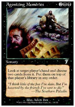 Agonizing Memories (7th Edition) Heavy Play Foil