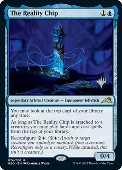 The Reality Chip (Promo Pack: Kamigawa: Neon Dynasty) Near Mint Foil