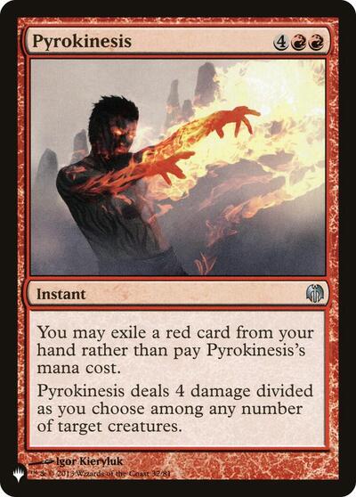 Pyrokinesis (The List) Light Play