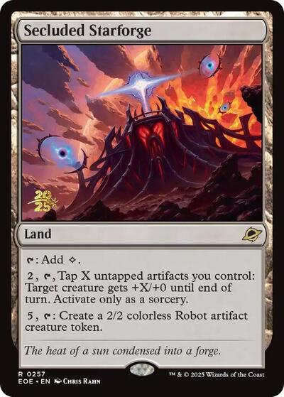 Secluded Starforge (Promos: Prerelease Cards) Near Mint Foil
