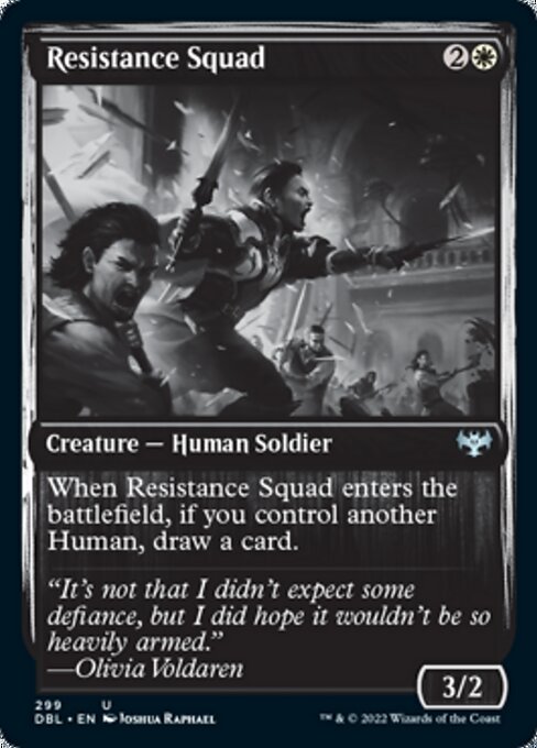 Resistance Squad (Innistrad: Double Feature) Light Play