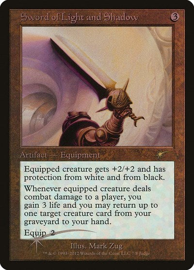 Sword of Light and Shadow (Promos: Judge) Damaged / Poor Foil