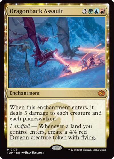 Dragonback Assault (Tarkir: Dragonstorm) Near Mint Foil