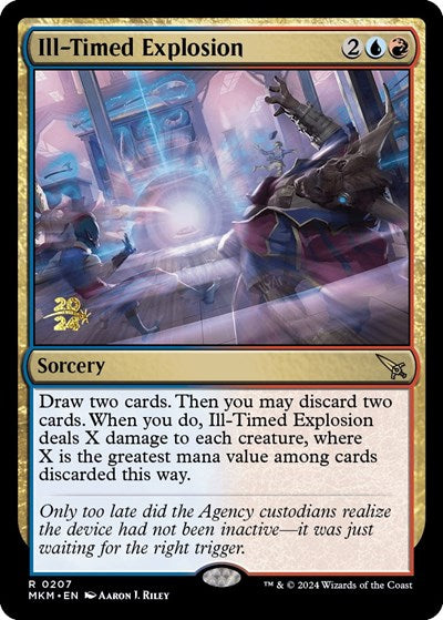 Ill-Timed Explosion (Promos: Prerelease Cards) Light Play Foil