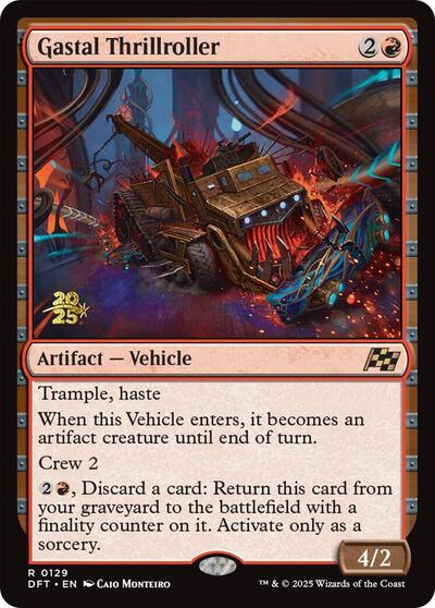 Gastal Thrillroller (Promos: Prerelease Cards) Light Play Foil