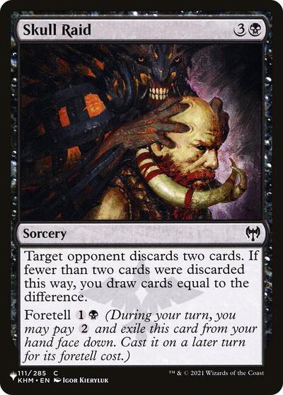 Skull Raid (The List) Light Play