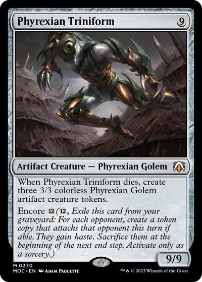 Phyrexian Triniform (Commander: March of the Machine) Light Play