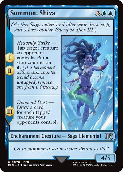 Summon: Shiva (Universes Beyond: FINAL FANTASY) Light Play
