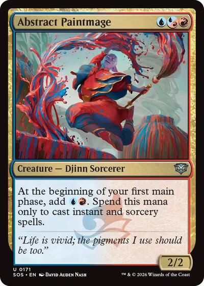 Abstract Paintmage (Secrets of Strixhaven) Near Mint Foil