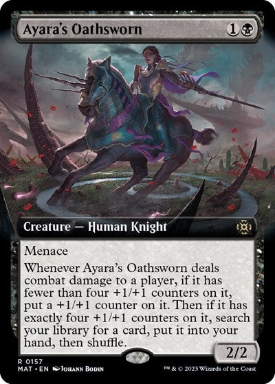 Ayara's Oathsworn (Extended Art) (March of the Machine: The Aftermath) Near Mint