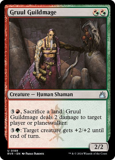 Gruul Guildmage (Ravnica Remastered) Light Play Foil