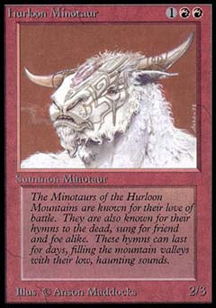 Hurloon Minotaur (Alpha) Near Mint