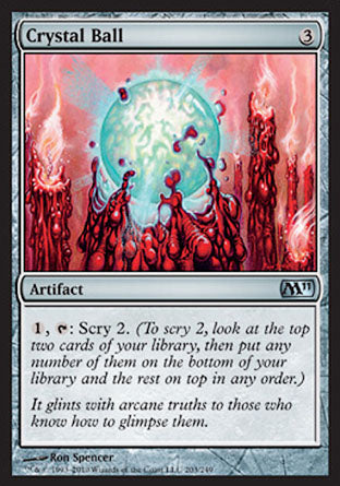Crystal Ball (Magic 2011 Core Set) Medium Play