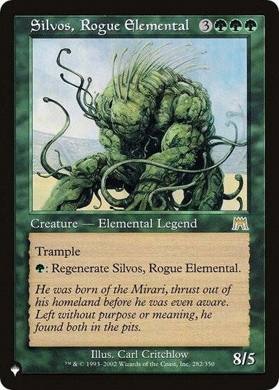 Silvos, Rogue Elemental (The List) Medium Play