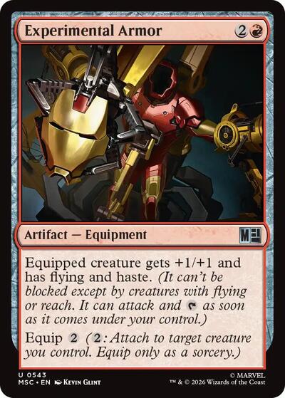 Experimental Armor (Commander: Marvel Super Heroes) Near Mint Foil
