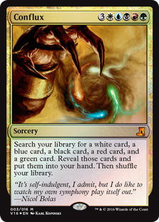 Conflux (From the Vault: Lore) Medium Play Foil