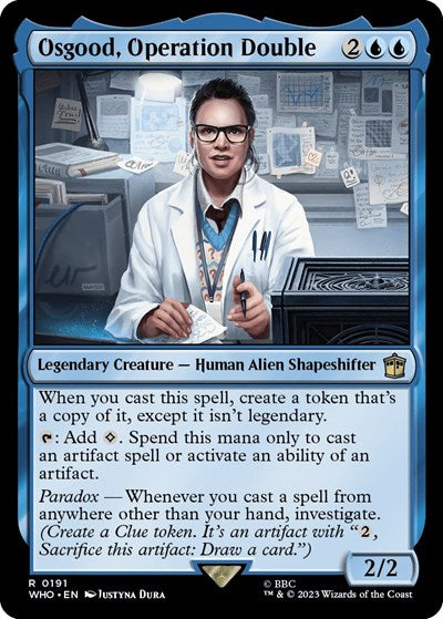 Osgood, Operation Double (Universes Beyond: Doctor Who) Near Mint Foil